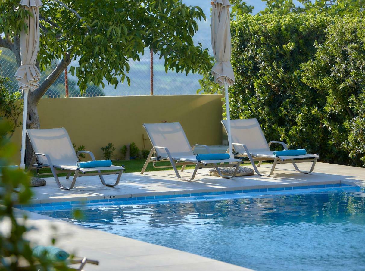 Castello Villa Daphnes - Private Pool & Whirlpool Dhafnes Exterior foto
