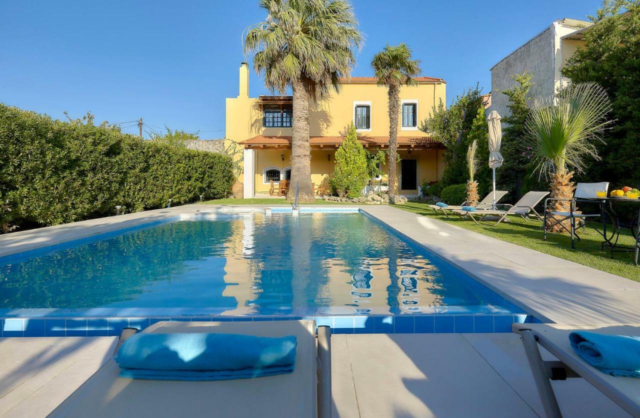 Castello Villa Daphnes - Private Pool & Whirlpool Dhafnes Exterior foto